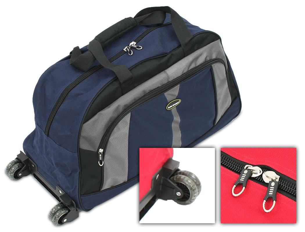 20 Trolleys Reise Sport Taschen Holiday Bag Trolly mit Rollen nur 8,90