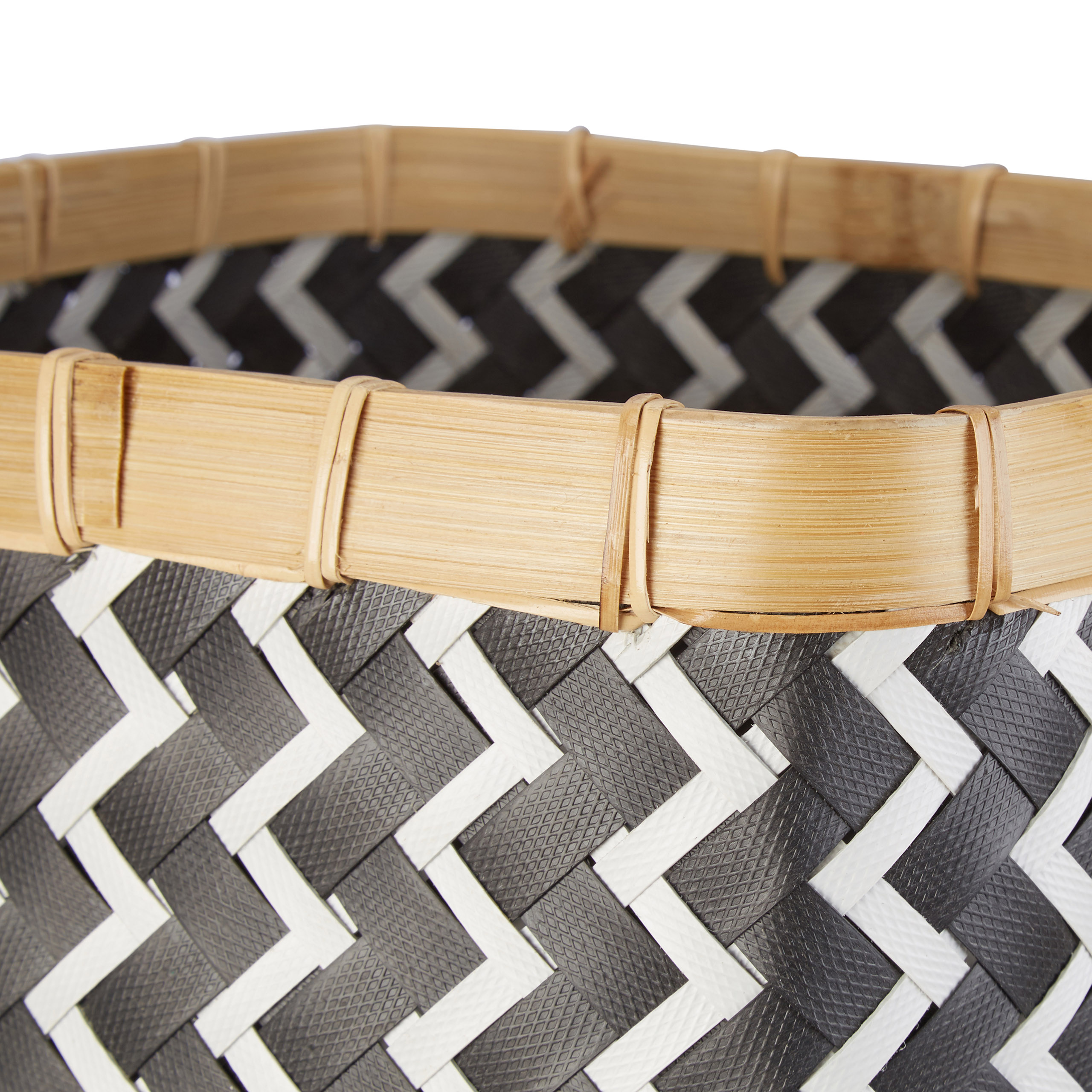 Aufbewahrungskorb 2er Set geflochten auf grosshandel.eu